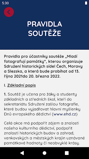 Mladí fotografují památky Screen 3