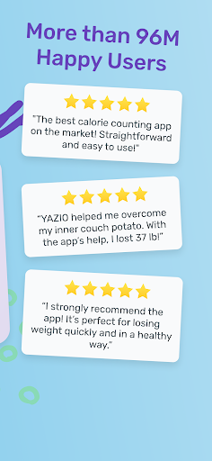 Screenshot of YAZIO Food & Calorie Counter