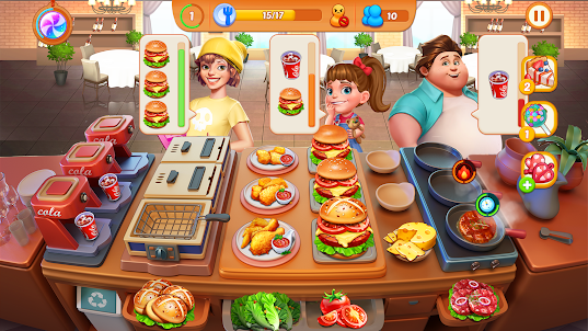 Happy Cooking3: เกมส์ร้านอาหาร