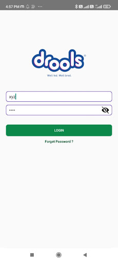 Android application Drools Expense Manager screenshort