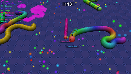 Super Slither Battle worms.io Screen 3