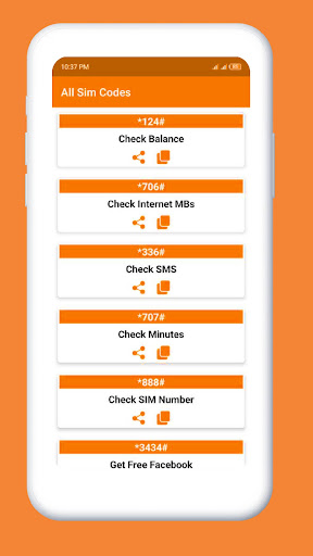 Sim Codes 2023: Pak Sim codes Screen 3