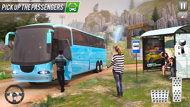 #3. Bus Parking Game - Bus Games (Android) By: Play24 Game