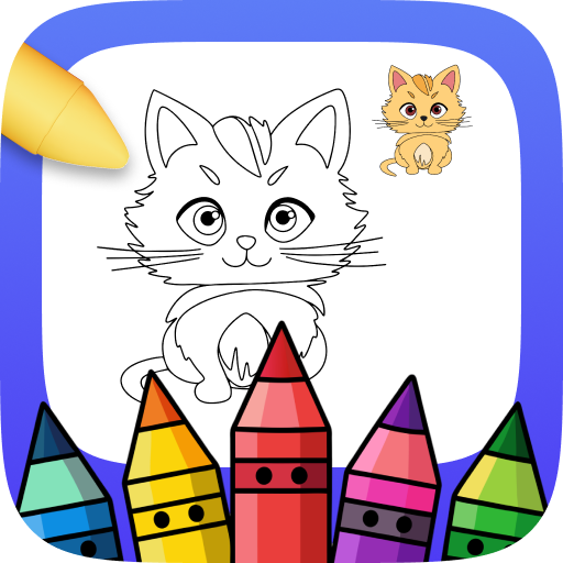Coloring Games for Kids: Draw Laai af op Windows