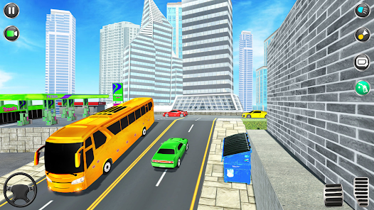 Bus Driving Simulator Bus game  screenshots 3