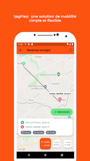 Android application tpgFlex screenshort