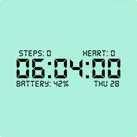 Digits Watch Face screenshot 1