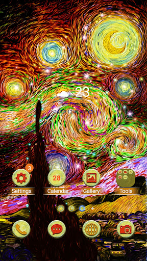 Android application 4K Wallpaper HD - Starry Autum screenshort
