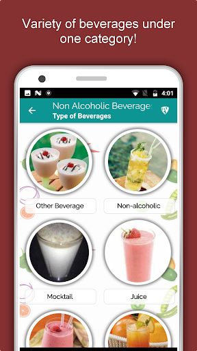 Screenshot of Mocktails, Smoothies, Juices