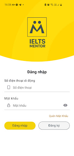 Android application IELTS Mentor - Phụ Huynh screenshort