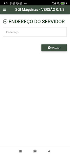 Android application SGI Manutenção de Máquinas screenshort