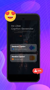 Ins Likes Caption Generator Screenshot