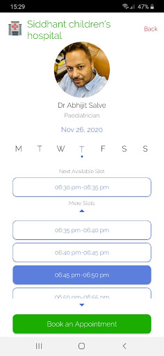 Siddhant Childrens Hospital Screen 2