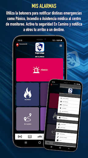 Android application SeguraApp screenshort
