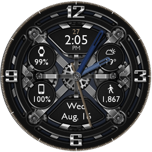 Mechani-Gears HD Watch Face Скачать для Windows