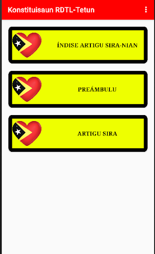 Android application Konstituisaun RDTL screenshort