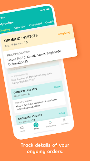 Snapshopy Driver App Screen 3