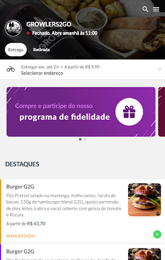 Android application GROWLERS2GO screenshort