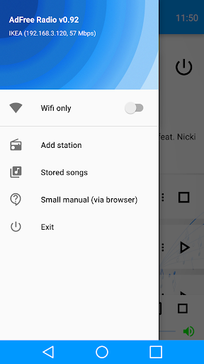 Uw Internet Radio Screen 3