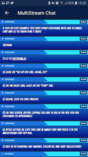 Multi Stream Chat Screen 3