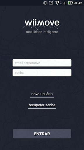 Android application WiiMove Mobilidade Corporativa screenshort