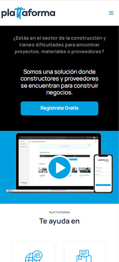 Android application Plattaforma screenshort