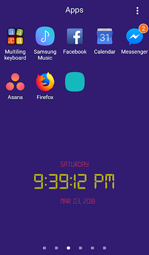 Digital Clock Live Wallpaper