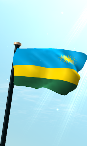 Android application Rwanda Flag 3D Live Wallpaper screenshort