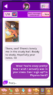 Crush Crush - Idle Dating Sim Screenshot