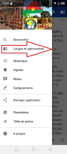 Lobiri bible français English Screen 3