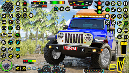 SUV 4x4 Jeep Offroad Driving