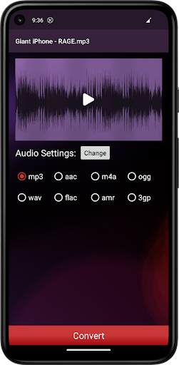 Screenshot of MP3 Cutter and Audio Merger