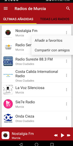 Radios de Murcia Screen 2