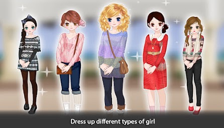 Anime girl : dress up and makeup game