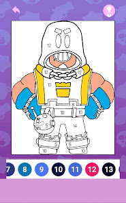 Screenshot 18 Coloring Brawl Stars All Skins android