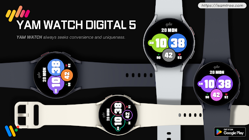 Android application YamWatch Digital 5 screenshort