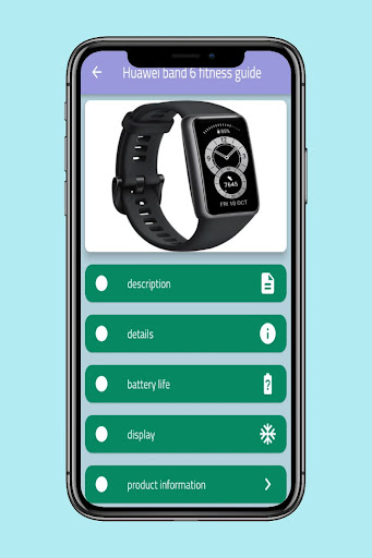 Android application Huawei Band 6 Fitness guide screenshort