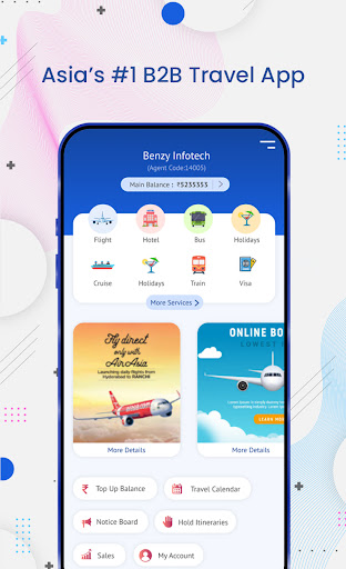 Android application Akbar Travels Agents screenshort