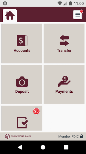 Traditions Business Mobile Screen 3