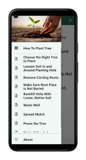 Android application How To Plant a Tree screenshort