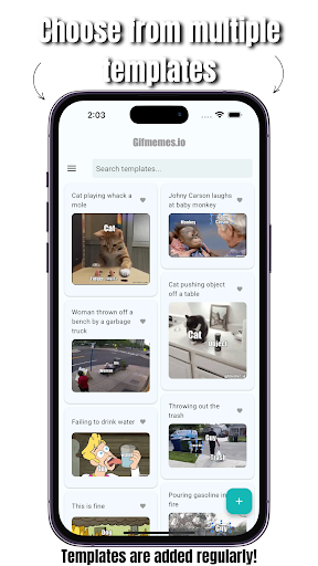Android application Gif memes maker screenshort