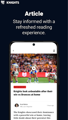 Screenshot of Newcastle Knights