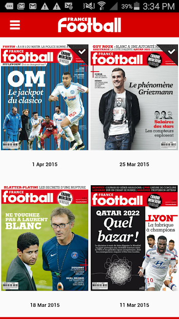 Screenshot 2 France Football le magazine android