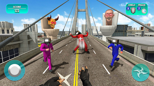 Hero Rope Monster Toilet Games