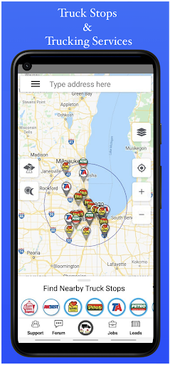 Truck Navigation, GPS - Road Hunter, Truck Stops 1.1.22 screenshots 4