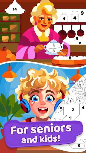 Gallery: Color by number game - Puzzle - games