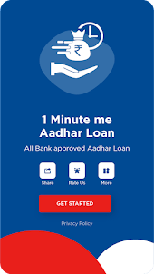 1 Minute me Aadhar Loan Guide