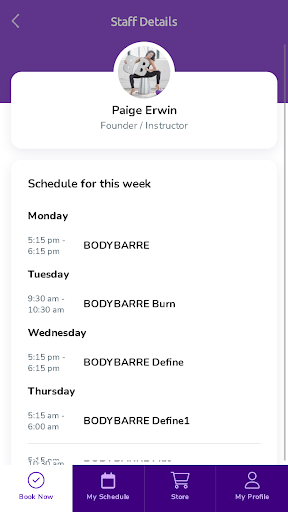 BODYBARRE STUDIO Screen 3