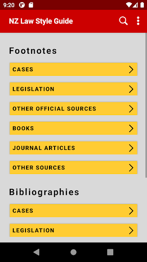 NZ Law Style Guide Screen 2