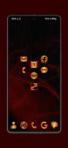 Red Hipster Icon Pack Screen 3